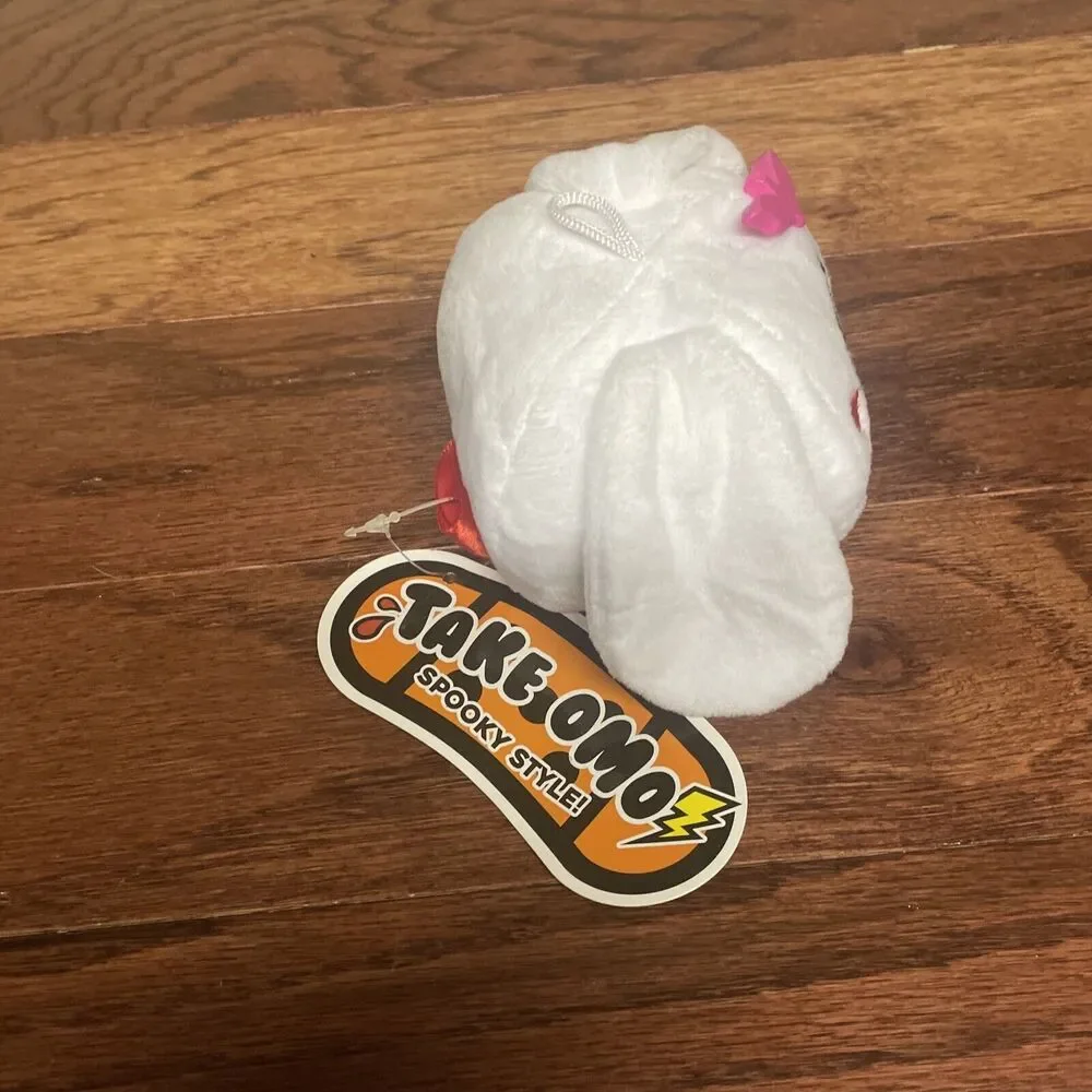 Take Omo DokiDoki Stuffed Plush White Vampire New Rare!